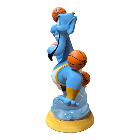 Rare Collectible Disneyland Resort Genie Aladdin Bobblehead Spinning Basketball - Picture 3 of 9